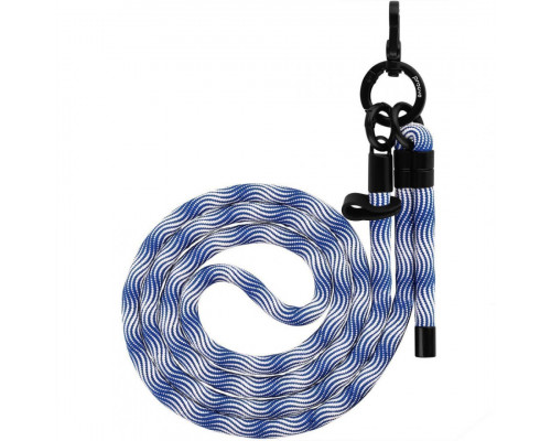 Ремінець для телефона Proove Twist Spiral Cross-Body Strap Blue/White (PSBSUNSP1552)