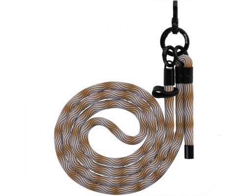 Ремінець для телефона Proove Twist Spiral Cross-Body Strap Silver/Gold (PSBSUNOC1513)
