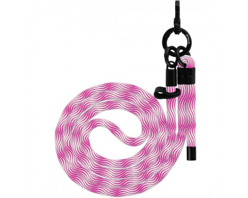 Ремінець для телефона Proove Twist Spiral Cross-Body Strap White/Pink (PSBSUNSP1550)