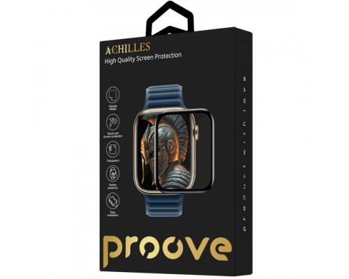 Захисне скло PMMA Proove Achilles для Apple Watch Series 7/8/9 45 mm Black (PGPWS945MM01)