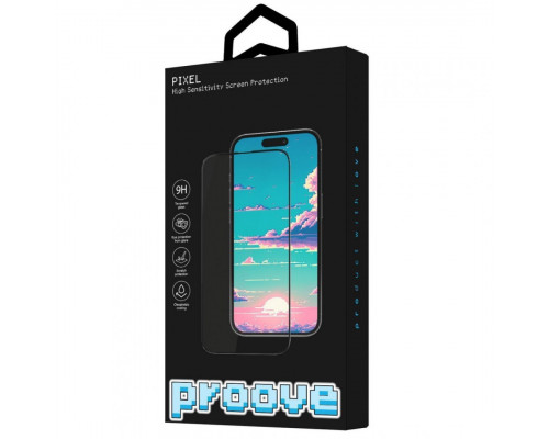 Захисне скло Proove для Pixel iPhone 15 Pro Max Black (PGPPXI15PM01)
