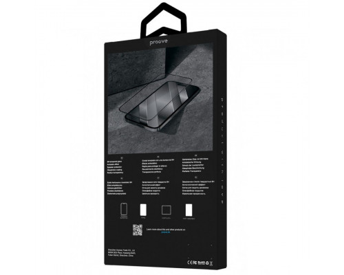 Захисне скло Proove Premium для iPhone 17 Pro/18 Pro Black (PGPPMI17P001)
