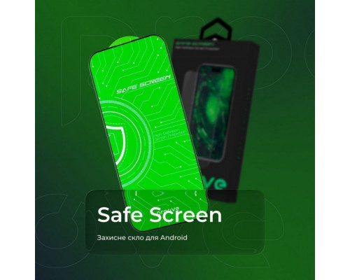 Захисне скло Proove Safe Screen для Samsung Galaxy A05/A05s/A06/A07/A08 Black (PGPSSSGA0501)