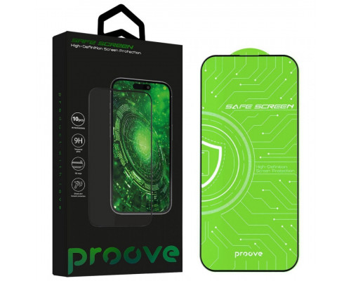 Захисне скло Proove Safe Screen для iPhone 12 Pro Max Black (PGPSSI12PM01)