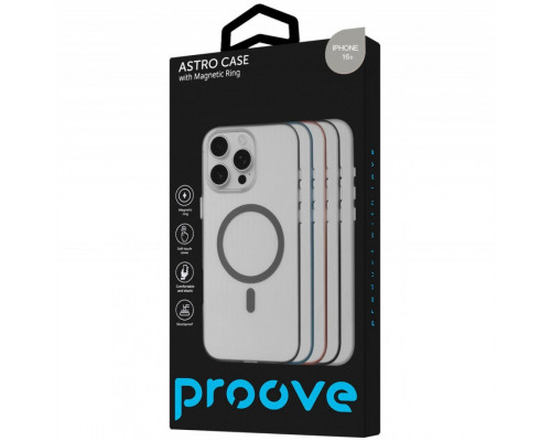 Чохол Proove Astro Case with Magnetic Ring для iPhone 16e/17e Gray (PCASIP16E005)
