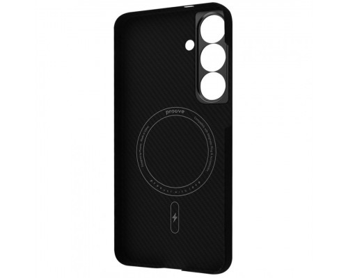 Чохол Proove Carbon Slim with Magnetic Ring для Samsung Galaxy S25 Plus Black (PCCSSGSP2502)