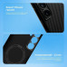 Чохол Proove Carbon Slim with Magnetic Ring для Samsung Galaxy S25 Plus Black (PCCSSGSP2502)