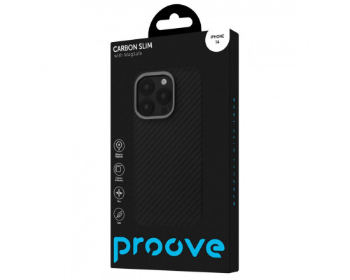 Чохол Proove Carbon Slim with Magnetic Ring для iPhone 14 Onyx (PCCSIP140060)