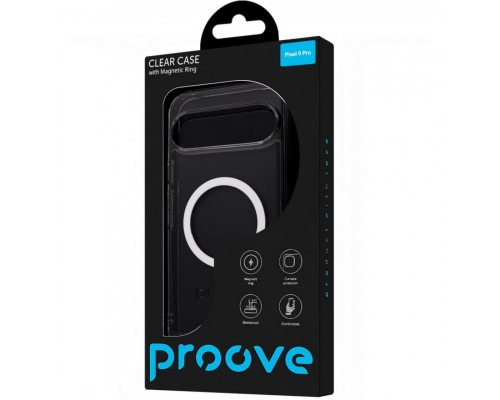 Чохол Proove Clear Case with Magnetic Ring для Google Pixel 9/Pixel 9 Pro Transparent (PCCLPXPR0901)