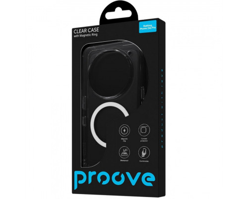Чохол Proove Clear Case with Magnetic Ring для Nothing Phone (3a) Pro Transparent (PCCLNPPR3A01)