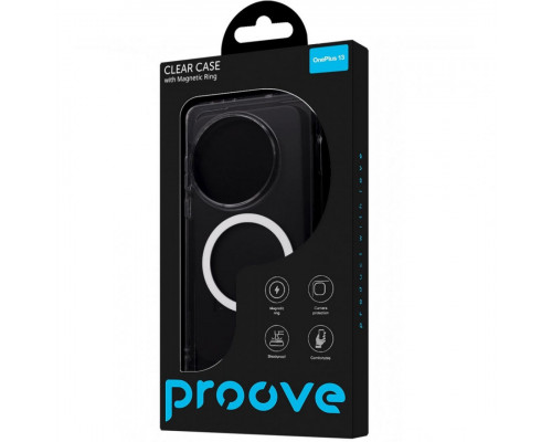 Чохол Proove Clear Case with Magnetic Ring для OnePlus 13 Transparent (PCCLOP001301)