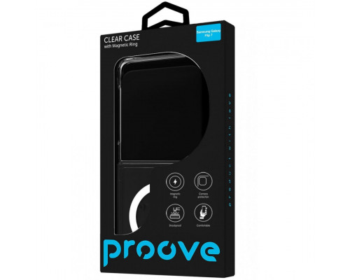 Чохол Proove Clear Case with Magnetic Ring для Samsung Galaxy Flip 7 Transparent (PCCLSGFLD701)