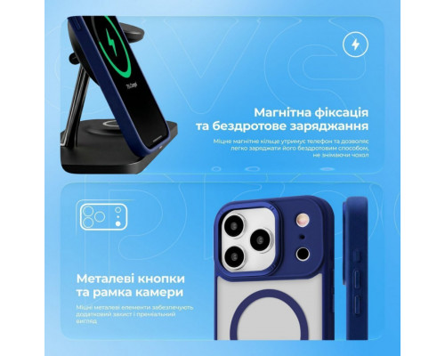 Чохол Proove Clear Essence Case with Magnetic Ring для iPhone 13 Pro Deep Purple (PCCEIP13P004)