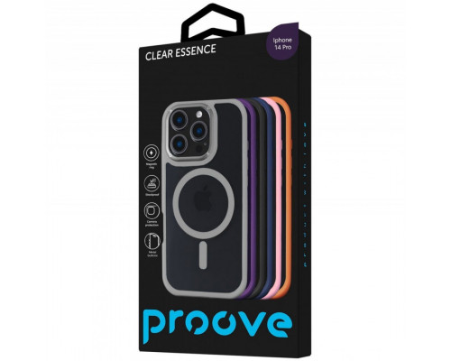 Чохол Proove Clear Essence Case with Magnetic Ring для iPhone 14 Pro Pink Sand (PCCEIP14P028)