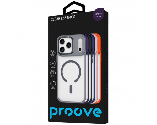 Чохол Proove Clear Essence Case with Magnetic Ring для iPhone 17 Air Black (PCCEIP17AR02)