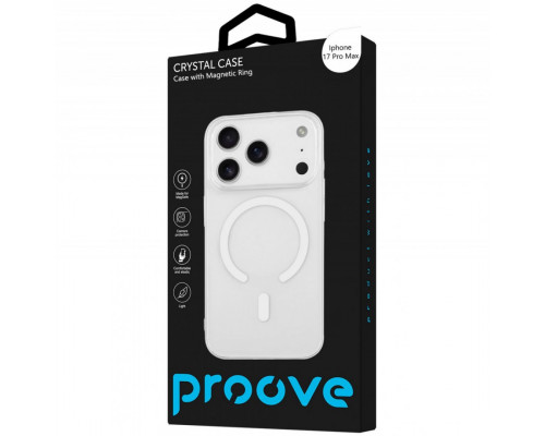 Чохол Proove Crystal Case with Magnetic Ring для iPhone 17 Pro Max Deep Blue (PCCCIP17PM62)