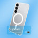 Чохол Proove Cuprum Case with Magnetic Ring для Samsung Galaxy S24/S25 White (PCCCSGS02514)
