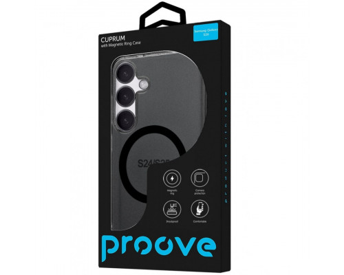 Чохол Proove Cuprum Case with Magnetic Ring для Samsung Galaxy S26 White (PCCCSGS02602)