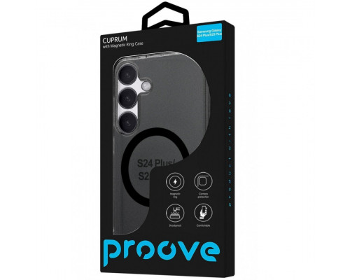 Чохол Proove Cuprum Case with Magnetic Ring для Samsung Galaxy S26 Plus Black (PCLCSGSP262)
