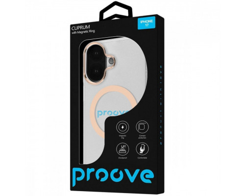 Чохол Proove Cuprum Case with Magnetic Ring для iPhone 17 White (PCCMIP170014)