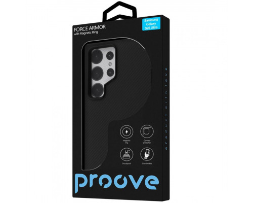 Чохол Proove Force Armor Case with Magnetic Ring для Samsung Galaxy S26 Ultra Black (PCFASGSU2602)