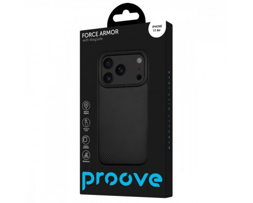 Чохол Proove Force Armor Case with Magnetic Ring для iPhone 17 Air Black (PCFAIP17AR02)