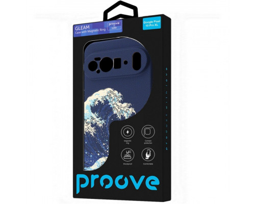 Чохол Proove Gleam Case with Magnetic Ring для Google Pixel 10 Pro XL White Waves (PCGCGPGX1070)