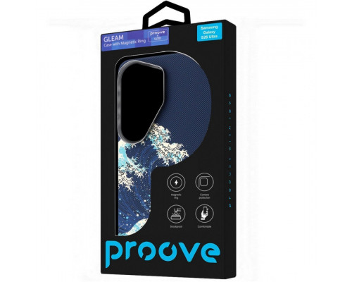 Чохол Proove Gleam Case with Magnetic Ring для Samsung Galaxy S26 Ultra White Waves (PCGCSGSU2670)