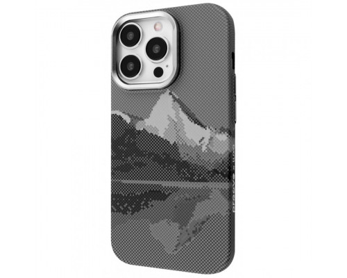 Чохол Proove Gleam Case with Magnetic Ring для iPhone 14 Pro Silver Peak (PCGCIP14P069)