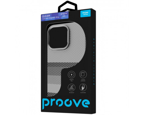 Чохол Proove Gleam Case with Magnetic Ring для iPhone 14 Pro White Borders (PCGCIP14P070)
