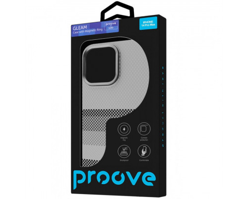 Чохол Proove Gleam Case with Magnetic Ring для iPhone 14 Pro Max Blue Borders (PCGCIP14PM63)