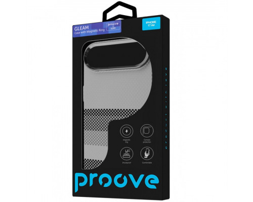 Чохол Proove Gleam Case with Magnetic Ring для iPhone 17 Air Silver Peak (PCGCIP17AR69)