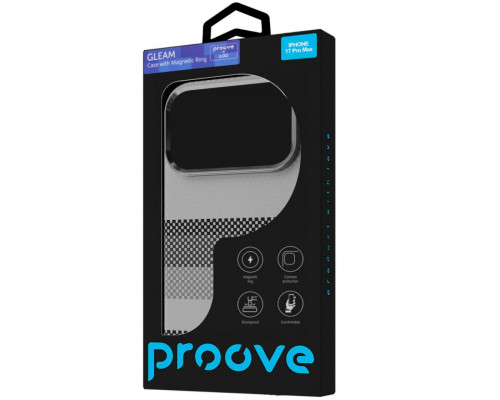 Чохол Proove Gleam Case with Magnetic Ring для iPhone 17 Pro Max/18 Pro Max Orange Fiber (PCGCIP17PM78)