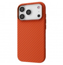 Чохол Proove Gleam Case with Magnetic Ring для iPhone 17 Pro/18 Pro Orange Fiber (PCGCIP17P078)