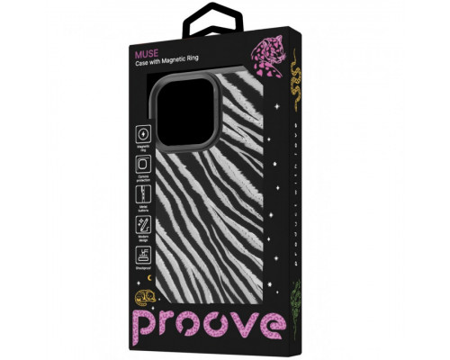 Чохол Proove Muse Animal Case with Magnetic Ring для iPhone 15 Pro Leopard (PCMAIP15P0B8)
