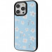 Чохол Proove Muse Fleur Case with Magnetic Ring для iPhone 15 Pro Blue Flower (PCMFIP15P0B6)