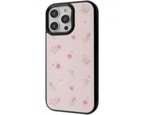 Чохол Proove Muse Fleur Case with Magnetic Ring для iPhone 16 Pro Pink Flower (PCMFIP16P0B7)