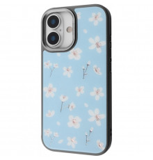 Чохол Proove Muse Fleur Case with Magnetic Ring для iPhone 17 Blue Flower (PCMFIP1700B6)