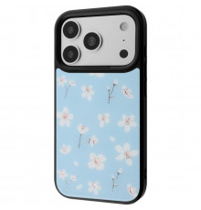 Чохол Proove Muse Fleur Case with Magnetic Ring для iPhone 17 Pro/18 Pro Blue Flower (PCMFIP17P0B6)