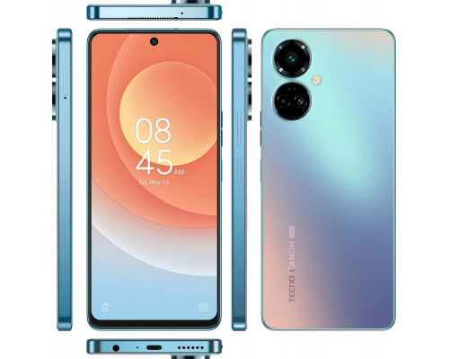 Смартфон Tecno Camon 19 Pro (CI8n) 8/128GB NFC Polar Blue (4895180784460)