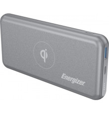 Зовнішній акумулятор Power Bank Energizer QE10007PQ-10000mAh Qi wireless Type-C PD (G)