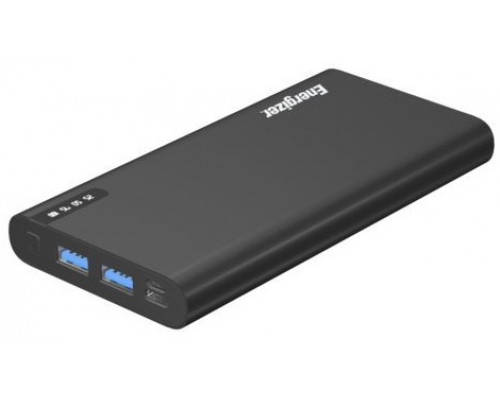 Зовнішній акумулятор Power Bank Energizer UE10047PQ-10000 mAh Li-pol+TYPE-C PD Black