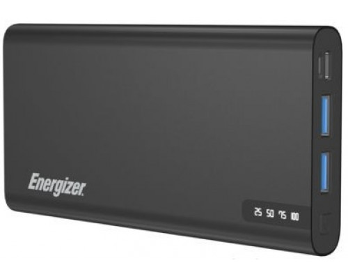 Зовнішній акумулятор Power Bank Energizer UE10047PQ-10000 mAh Li-pol+TYPE-C PD Black