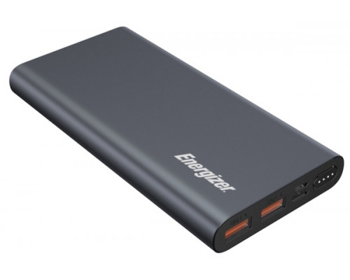 Зовнішній акумулятор Power Bank Energizer UE10047PQ-10000 mAh Li-pol+TYPE-C PD Grey