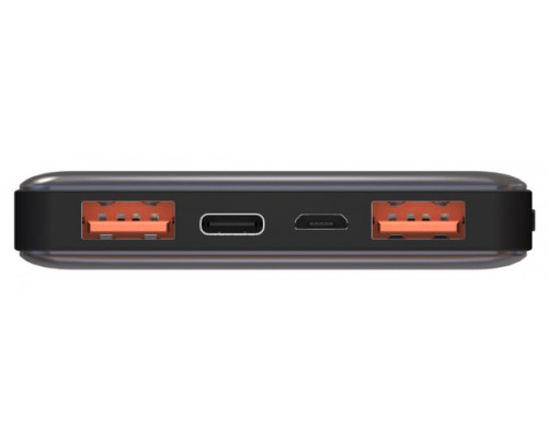Зовнішній акумулятор Power Bank Energizer UE10015PQ-10000 mAh Li-pol+TYPE-C PD Grey