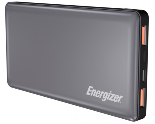 Зовнішній акумулятор Power Bank Energizer UE10015PQ-10000 mAh Li-pol+TYPE-C PD Grey