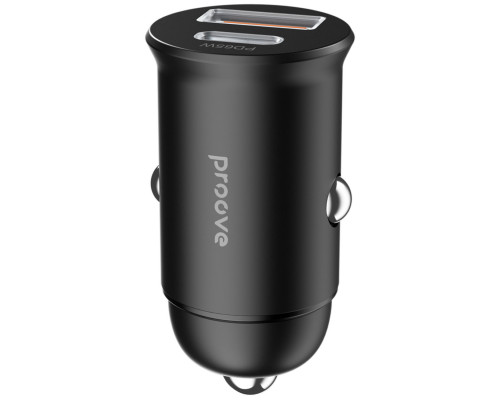 Автомобильное зарядное устройство Proove Tiny Power Pro 65W USB + Type-C (ACTP65110001)