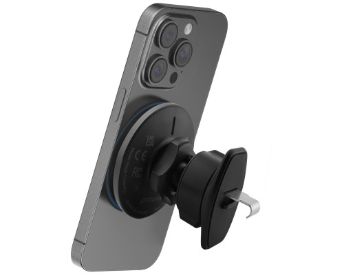 Автодержатель с беспроводной зарядкой Proove Magic Circle Pro 15W Black (WHMP15010001)