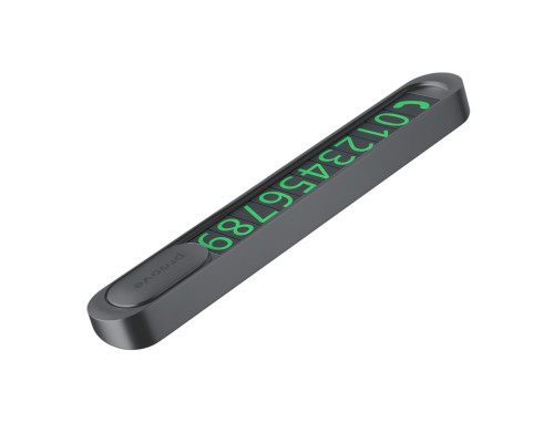 Парковочная карта Proove Parking Number Plate Metal Lock (AAPM00000005)