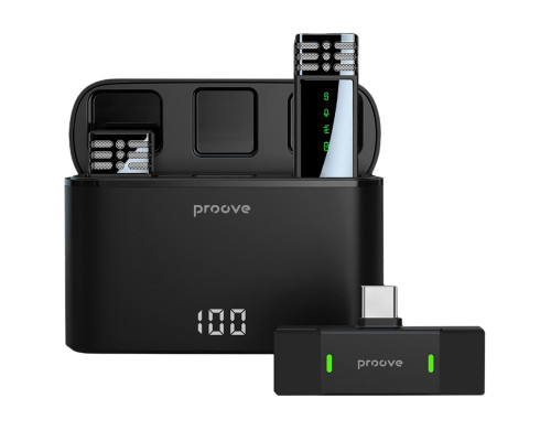 Петличный микрофон беспроводной Proove Record Type-C (PMRC00010202)
